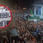 Sedma noć blokade RTS-a u Beogradu. Studenti iz Novog Pazara doneli kolegama 3.000 mantija za Vaskrs